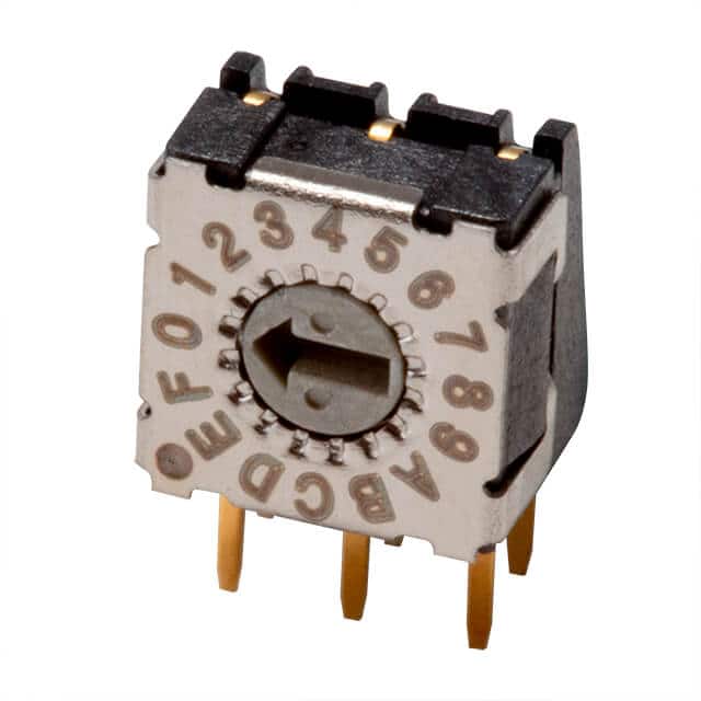 RDS-16S-74R-254-D 16 POSITION, RIGHT ANGLE, THROUG
