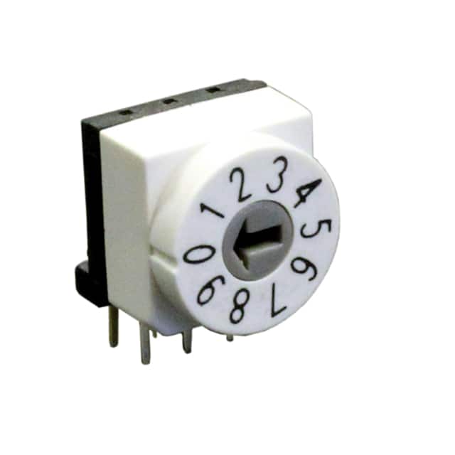 RD10RA10RVAT SWITCH ROTARY DIP 10P 0.15A 50V