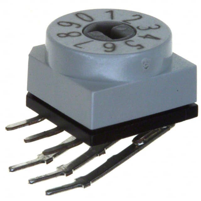 PT65101L254 SWITCH ROTARY DIP BCD 150MA 24V