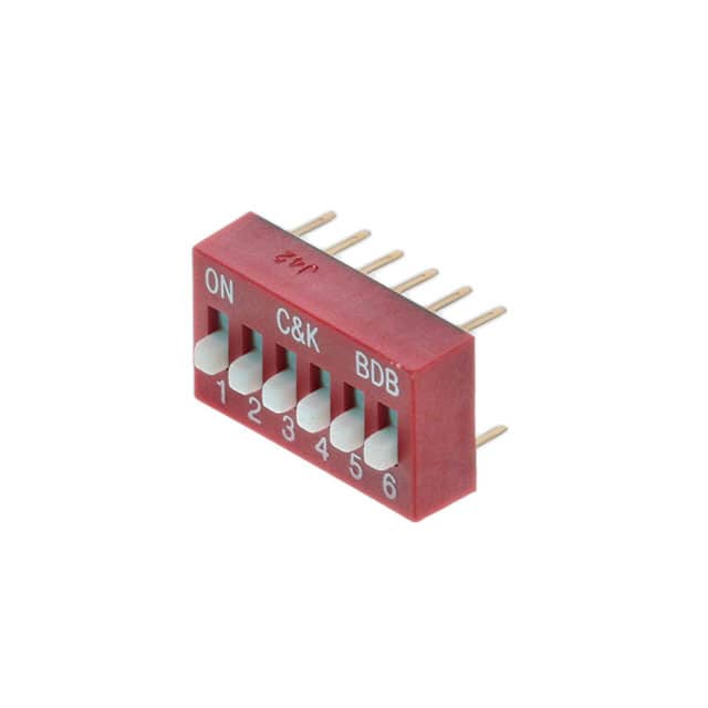 BDB06 DIP 6P STANDARD VERTICAL PROFILE