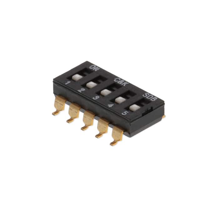 SDB05H0SBD DIP 5P FLUSH ACT. GOLD CONTACT.