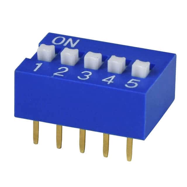 DS01-254-S-05BE DIP SWITCH, SPST, 2.54 PITCH, RA
