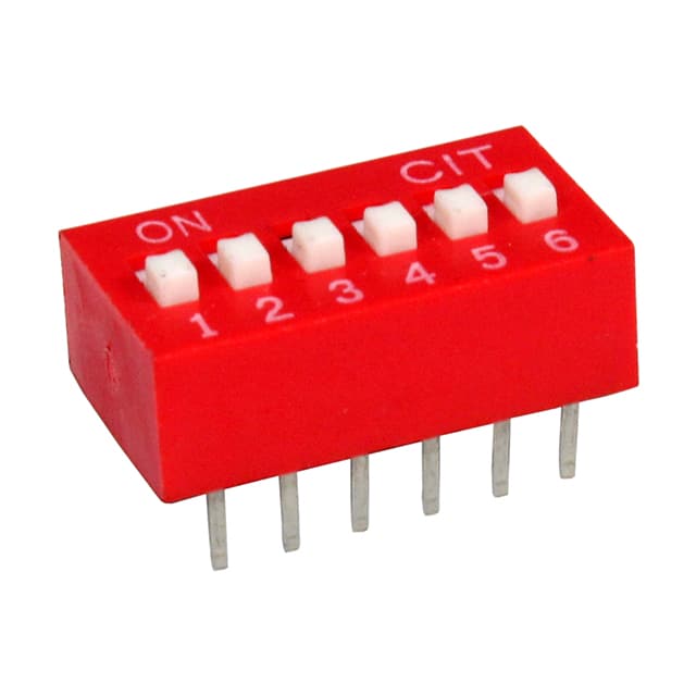 KG06E SWITCH SLIDE DIP 6POS 25MA 24V