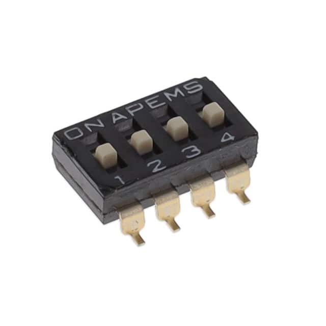 DM04 SWITCH SLIDE DIP SPST 25MA 24V