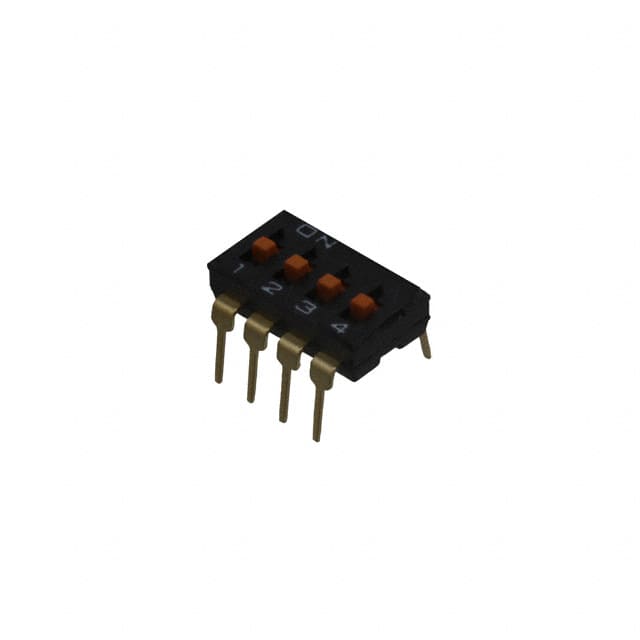 A6T-4104 SWITCH SLIDE DIP SPST 25MA 24V