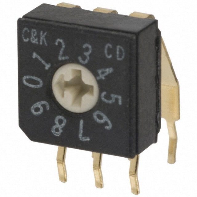 CD10RM0AB SWITCH ROTARY DIP BCD 0.40VA 20V