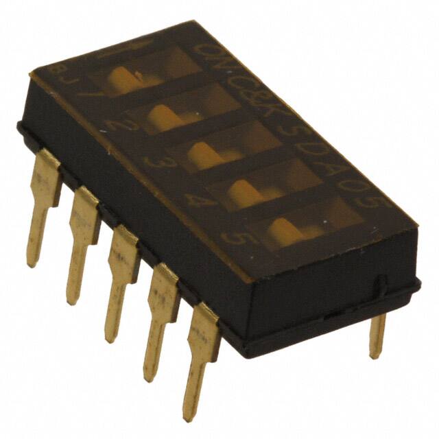 SDA05H0B SWITCH SLIDE DIP SPST 25MA 24V