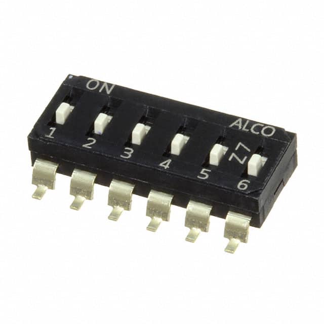EDS06SGNNTU04Q END STACK DIP 6P G RAISED TUBE