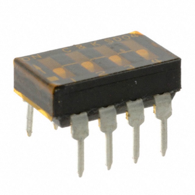 SD04H1B SWITCH SLIDE DIP SPST 100MA 25V