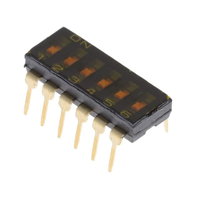 A6T-6102 SWITCH SLIDE DIP SPST 25MA 24V