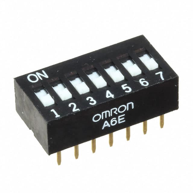 A6E-7101-N SWITCH SLIDE DIP SPST 25MA 24V