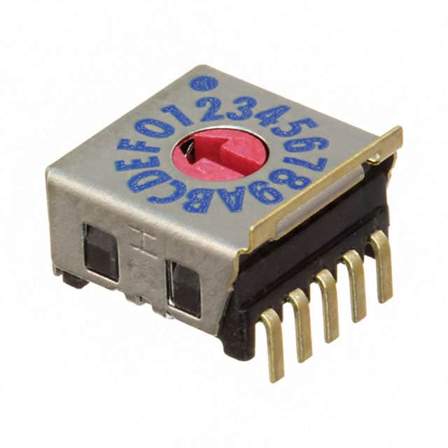 SMRR7116C-1 SW ROT DIP 16 POS COMP R/A SMD