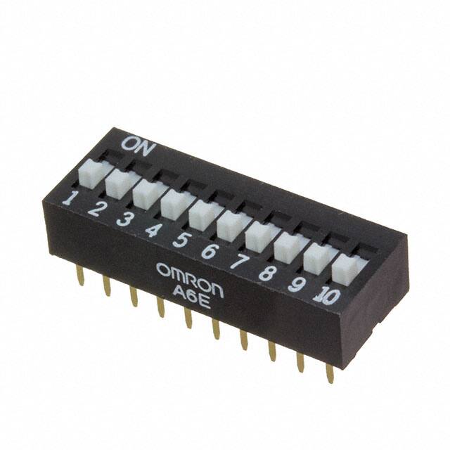 A6E-0104-N SWITCH SLIDE DIP SPST 25MA 24V