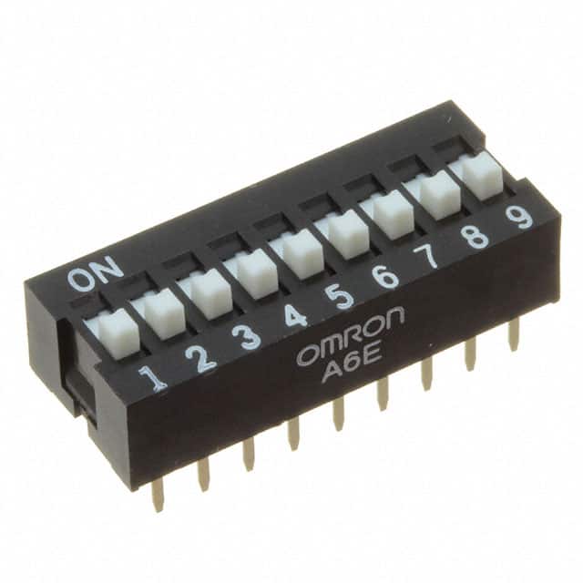 A6E-0104 SWITCH SLIDE DIP SPST 25MA 24V