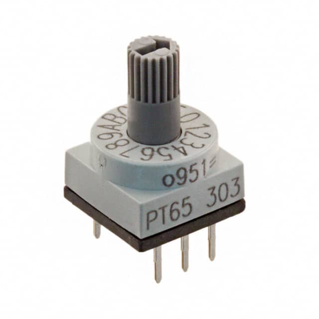 PT65303 SWITCH ROTARY DIP HEX 150MA 24V