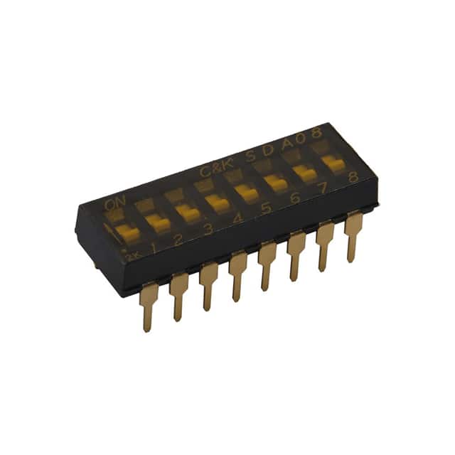 SDA09H0SBR SWITCH SLIDE DIP SPST 25MA 24V