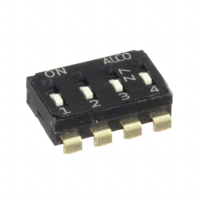 EDS04SNRNTU04Q END STACK DIP 4P J RECESS TUBE
