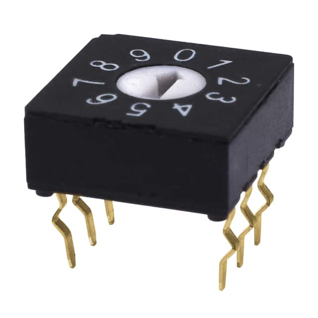 RDS-10S-1045-D ROTARY DIP SWITCH, 10 X 10 X 4.5