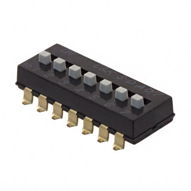 SDA07H1SBD SWITCH SLIDE DIP SPST 25MA 24V
