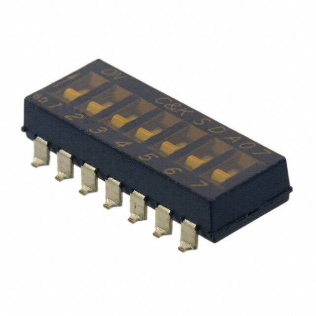 SDA07H0SB SWITCH SLIDE DIP SPST 25MA 24V