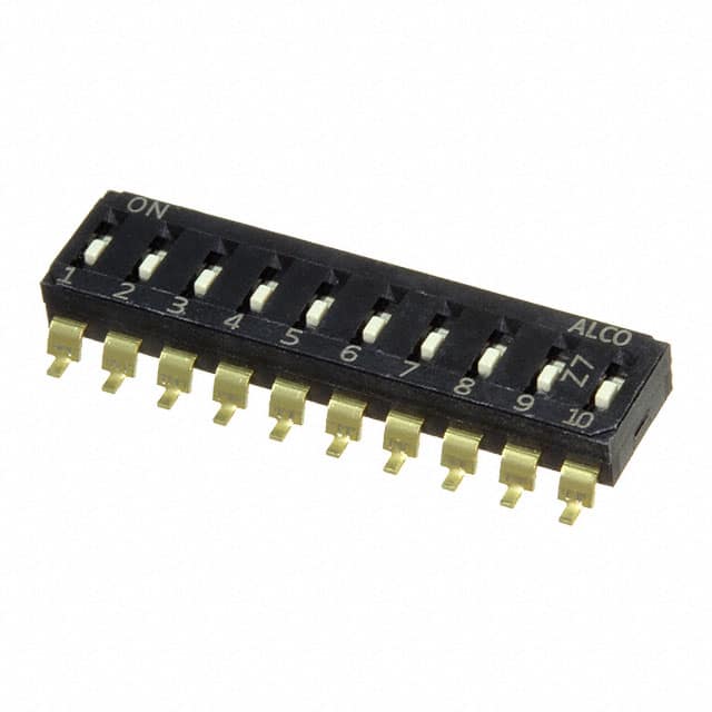 EDS10SGRNTU04Q END STACK DIP 10P G RECESS TUBE