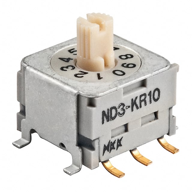 ND3KR10B SWITCH ROTARY DIP BCD 100MA 5V