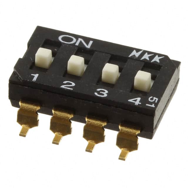 JS0204AP4 SWITCH SLIDE DIP SPST 25MA 24V