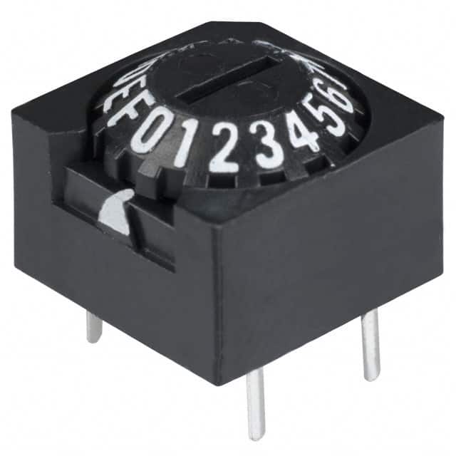 A6A-16R SWITCH ROTARY DIP HEX 100MA 28V