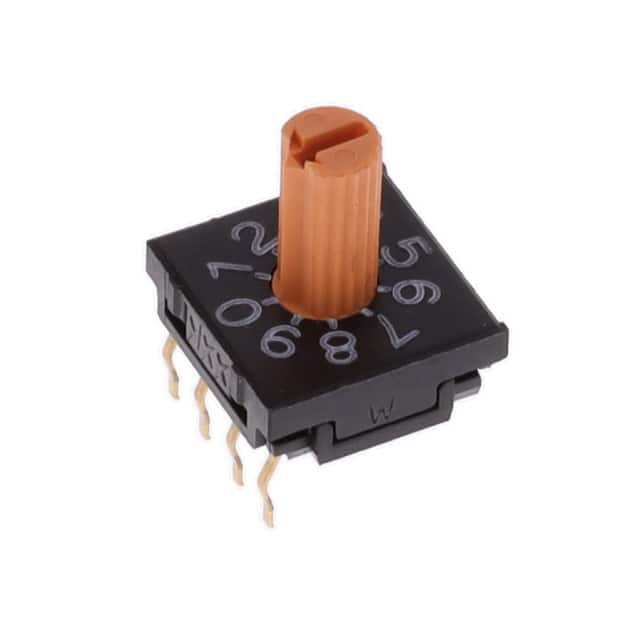 FR01KR10P-W SWITCH ROTARY DIP BCD 100MA 5V