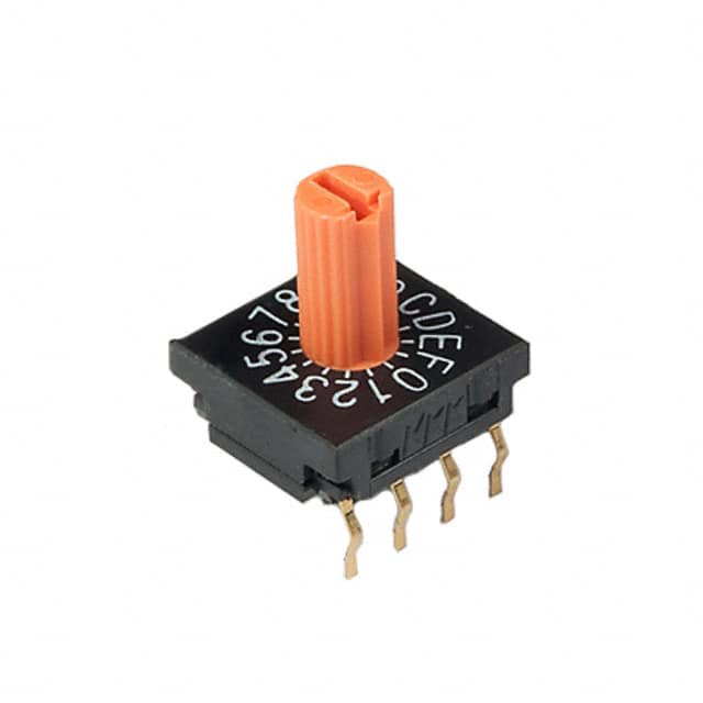 FR01KR16P-W-S SWITCH ROTARY DIP HEX 100MA 5V
