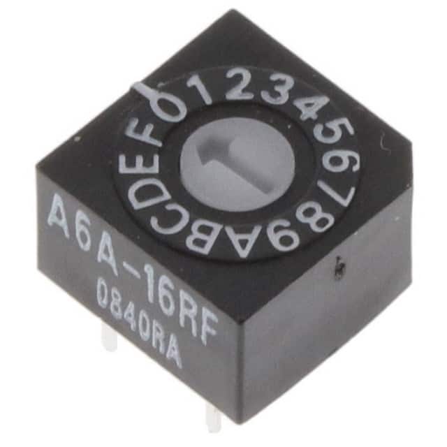 A6A-16RF SWITCH ROTARY DIP HEX 100MA 28V
