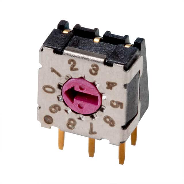 RDS-10S-74R-254-D 10 POSITION, RIGHT ANGLE, THROUG