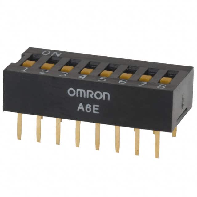 A6E-8101-N SWITCH SLIDE DIP SPST 25MA 24V