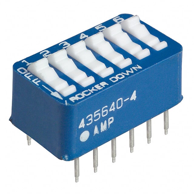 5435640-4 SWITCH ROCKER DIP SPST 60MA 5V