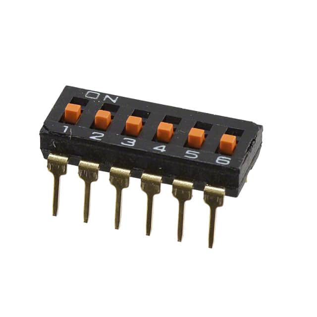A6T-6104 SWITCH SLIDE DIP SPST 25MA 24V