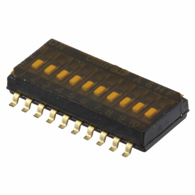 A6HF-0102 SWITCH SLIDE DIP SPST 25MA 24V