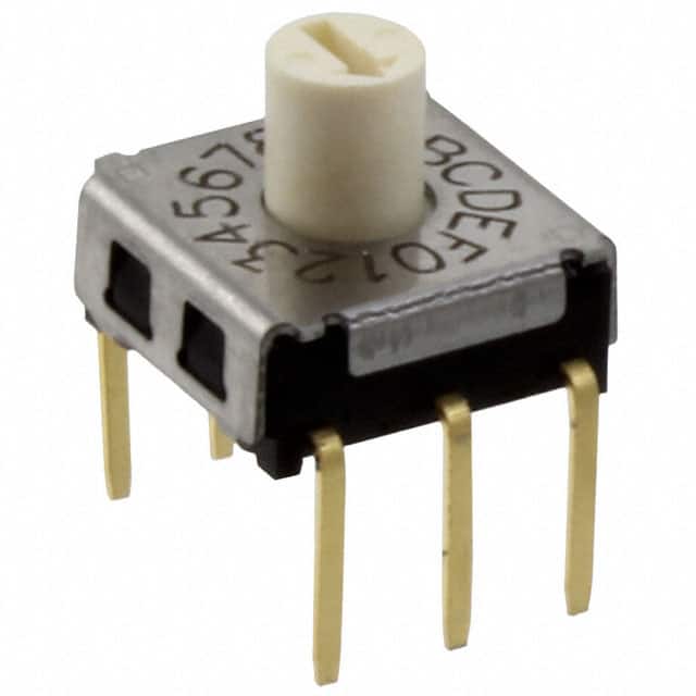 A6K-162RS SWITCH ROTARY DIP HEX 25MA 24V