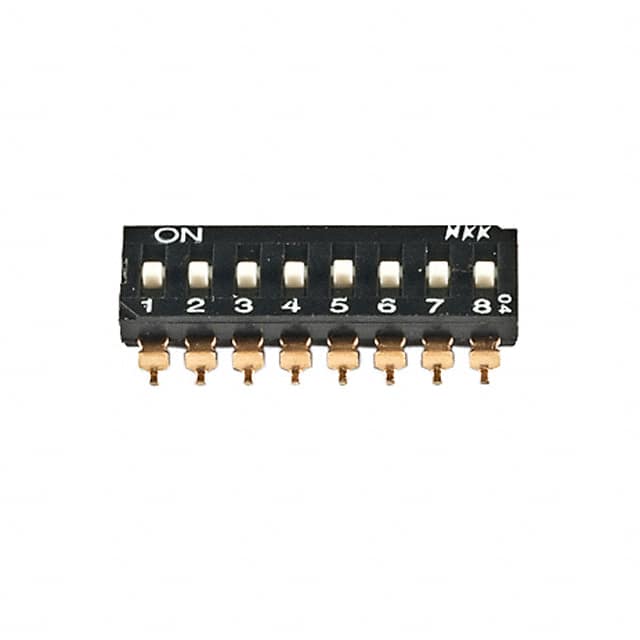 JS0208AP4-S SWITCH SLIDE DIP SPST 25MA 24V