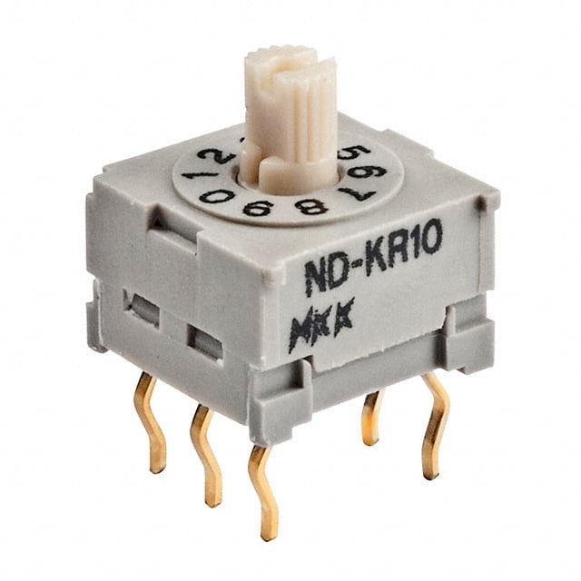 NDKR10P SWITCH ROTARY DIP BCD 100MA 5V