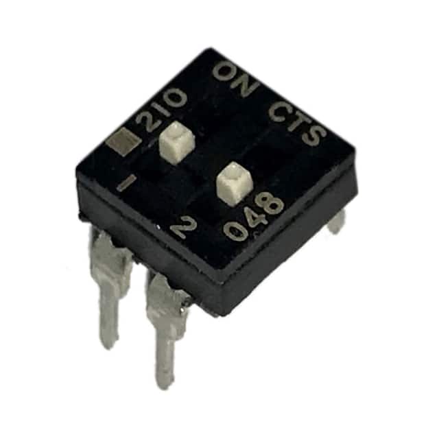 210-2ESF SWITCH SLIDE DIP SPST 100MA 20V