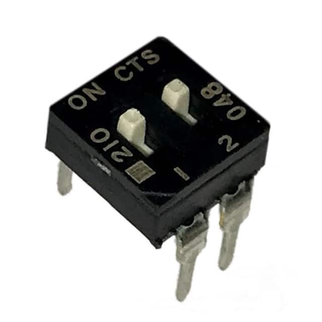210-2ESD SWITCH SLIDE DIP SPST 100MA 20V