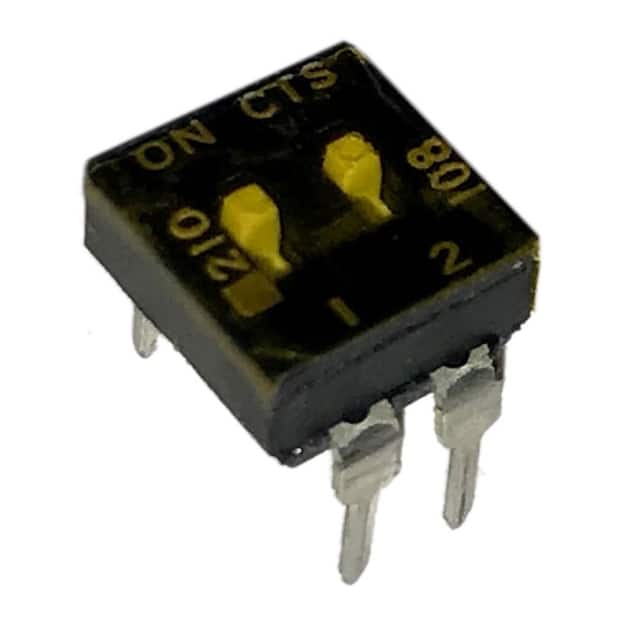 210-2MSTD SWITCH SLIDE DIP SPST 100MA 20V