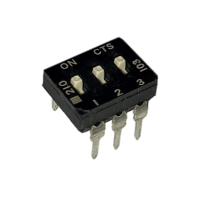 210-3MSD SWITCH SLIDE DIP SPST 100MA 20V