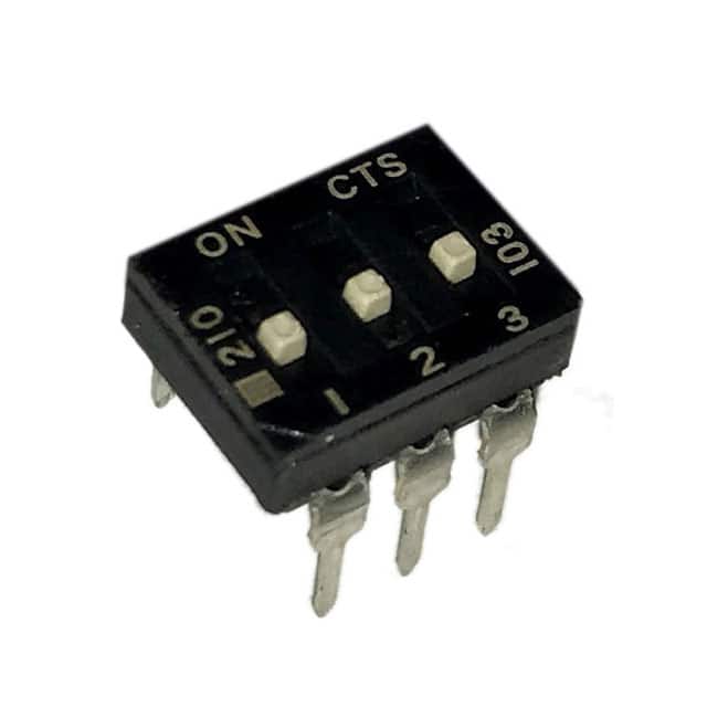 210-3MSFD SWITCH SLIDE DIP SPST 100MA 20V