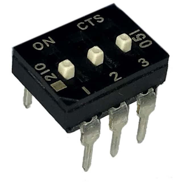 210-3ESFD SWITCH SLIDE DIP SPST 100MA 20V