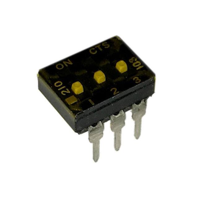 210-3MSTFD SWITCH SLIDE DIP SPST 100MA 20V