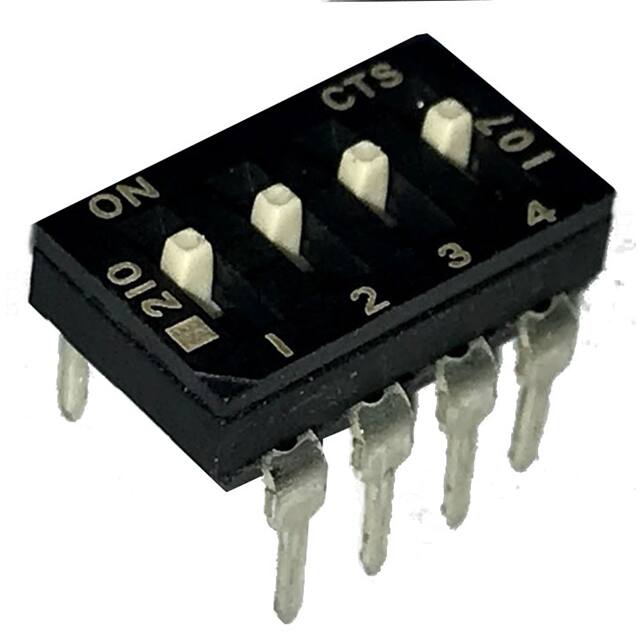 210-4ESD SWITCH SLIDE DIP SPST 100MA 20V