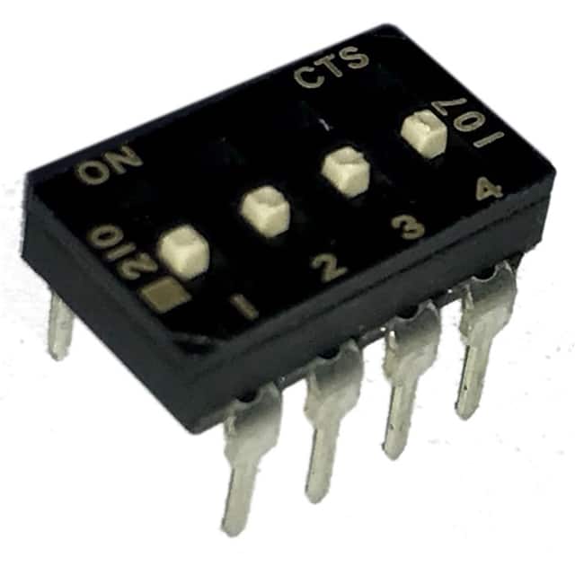 210-4MSFD SWITCH SLIDE DIP SPST 100MA 20V