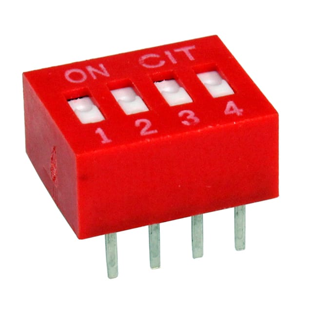 KG04R SWITCH SLIDE DIP 4POS 25MA 24V