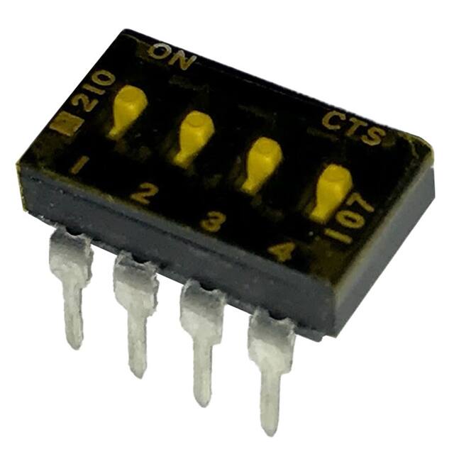 210-4MST SWITCH SLIDE DIP SPST 100MA 20V